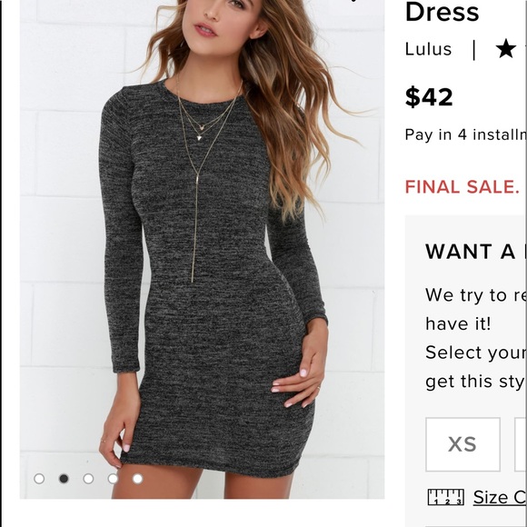 Lulu’s sweater dress. NWT - Picture 3 of 6